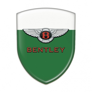 Bentley Emblem Interior Green White Model with Stylish Logo Design 