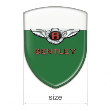 Bentley Emblem Interior Green White Model with Stylish Logo Design 