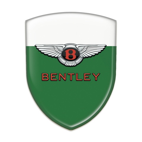 Bentley Emblem Interior Green White Model with Stylish Logo Design 