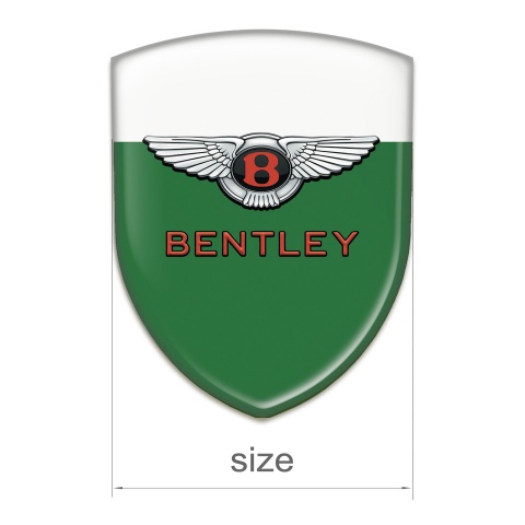 Bentley Emblem Interior Green White Model with Stylish Logo Design 