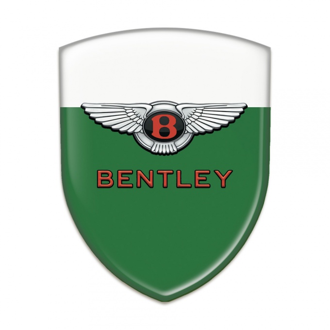 Bentley Emblem Interior Green White Model with Stylish Logo Design 