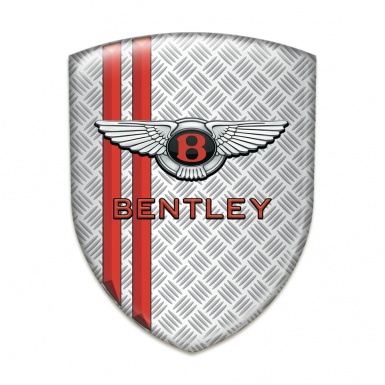 Bentley Emblem Exterior Mesh Effect with Red Lines and Stylish logo