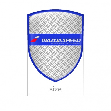 Mazda Sticker Silicone Emblem Navy Speed Motorsport