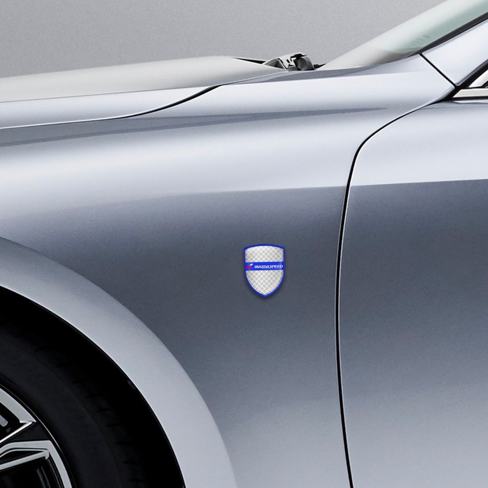 Mazda Sticker Silicone Emblem Navy Speed Motorsport | Domed Emblems ...