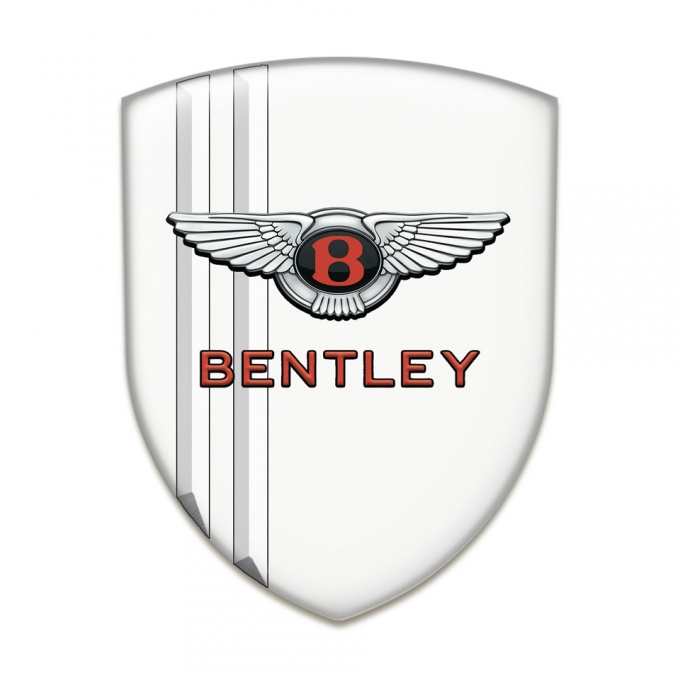 Bentley Tuning Badge  High Quality White Pattern 