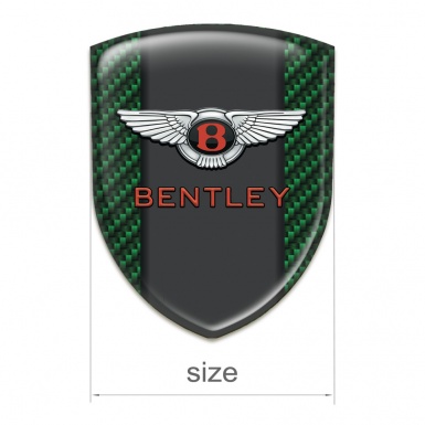 Bentley Logo Emblem Green carbon Type 