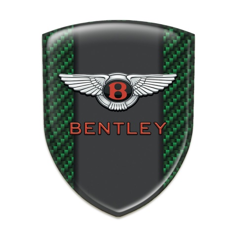 Bentley Logo Emblem Green carbon Type 