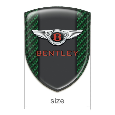 Bentley Logo Emblem Green carbon Type 