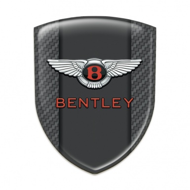 Bentley Self Adhesive Emblem Logo Carbon type 
