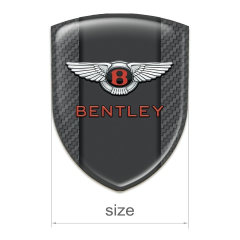 Bentley Self Adhesive Emblem Logo Carbon type 