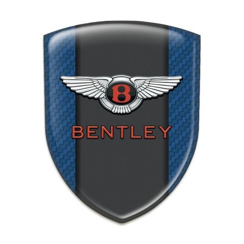 Bentley Domed Emblem Navy Blue Carbon with Graphit Central Panel Type 