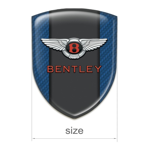 Bentley Domed Emblem Navy Blue Carbon with Graphit Central Panel Type 