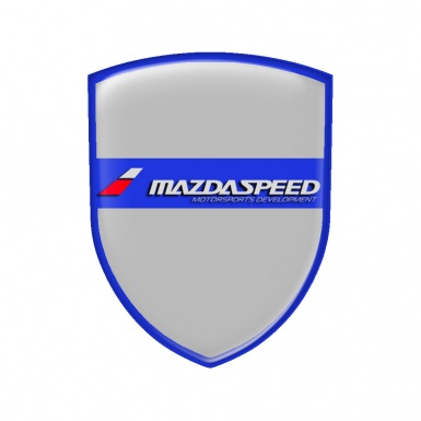 Mazda Silicone Emblem Grey Navy Motorsport