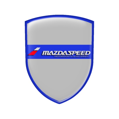 Mazda Silicone Emblem Grey Navy Motorsport