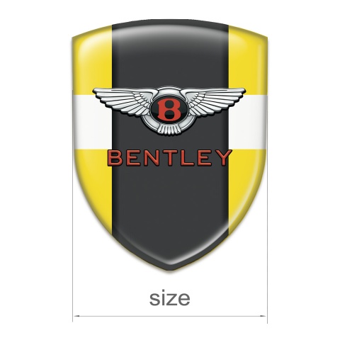 Bentley Silicone Emblem Yellow with White Band Type 
