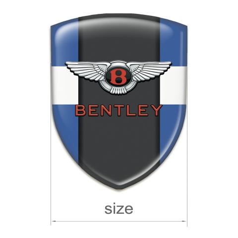 Bentley Resin Sticker Blue with White Band Type 