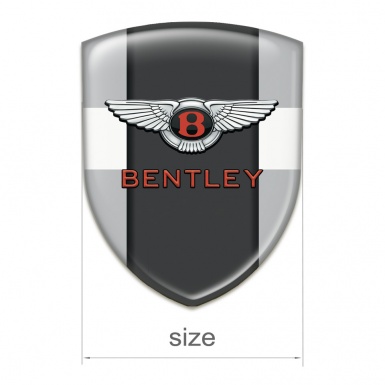 Bentley Emblem Exterior Gray with White band Type