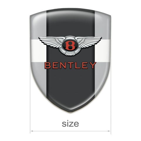 Bentley Emblem Exterior Gray with White band Type