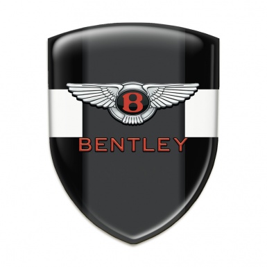 Bentley Emblem Interior Black with White Band Type