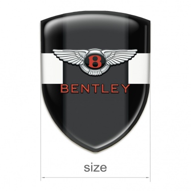 Bentley Emblem Interior Black with White Band Type