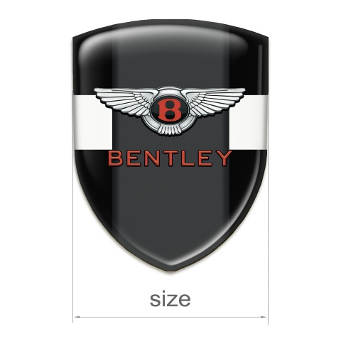 Bentley Emblem Interior Black with White Band Type