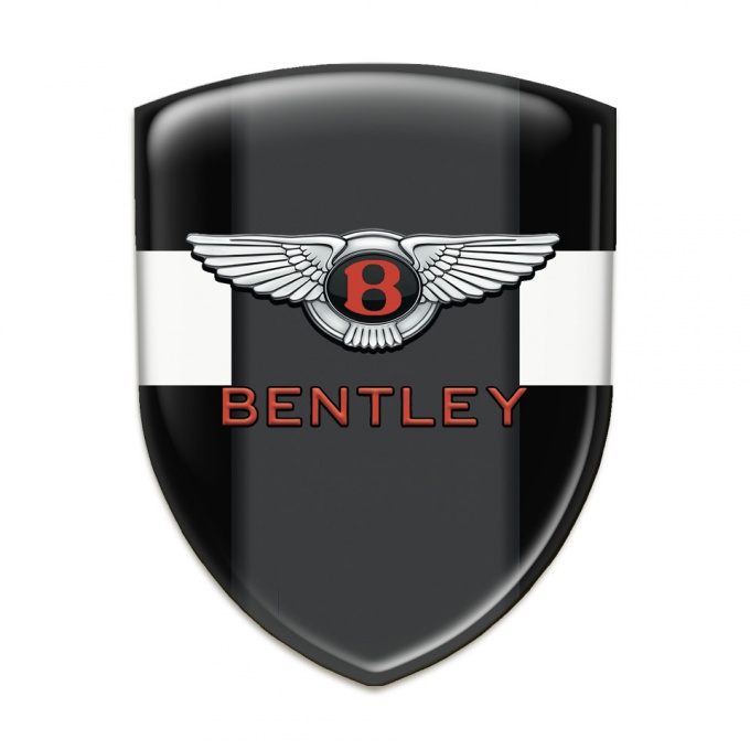 Bentley Emblem Interior Black with White Band Type
