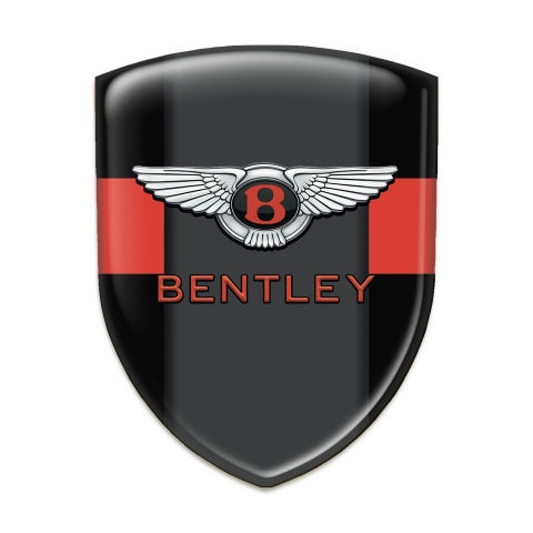 Bentley Tuning Badge Black with Red Band Type 