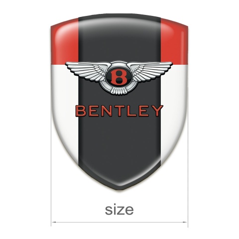 Bentley Silicone Badge White Red Type 