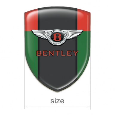 Bentley Emblem Badge Logo Green Red Type 