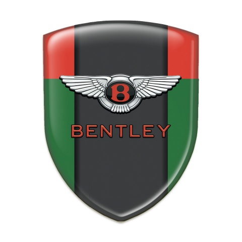 Bentley Emblem Badge Logo Green Red Type 