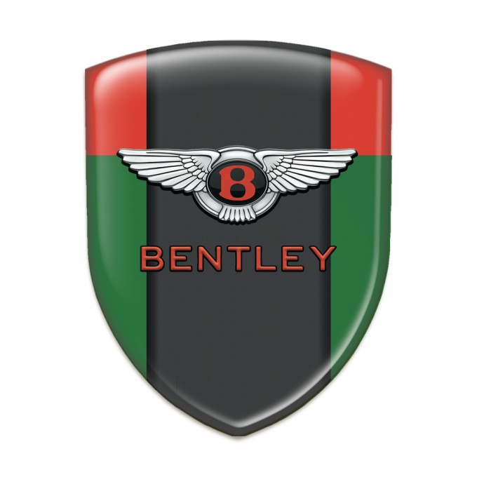 Bentley Emblem Badge Logo Green Red Type 