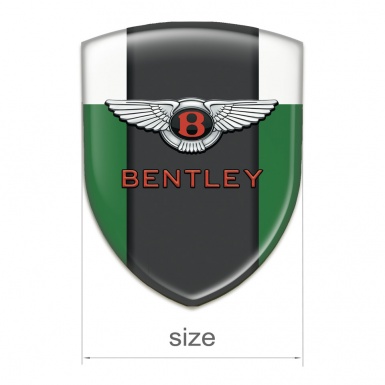 Bentley Logo Emblem green White Type 