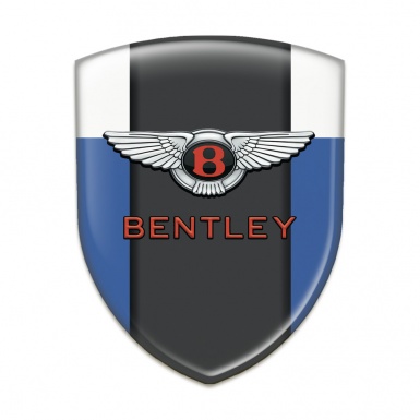 Bentley Silicone Emblem Blue White Type 