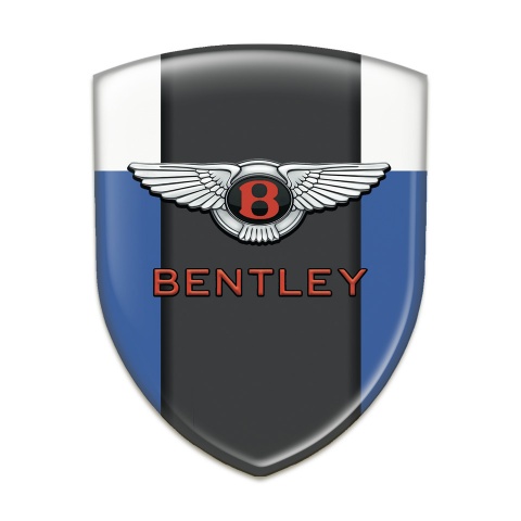 Bentley Silicone Emblem Blue White Type 