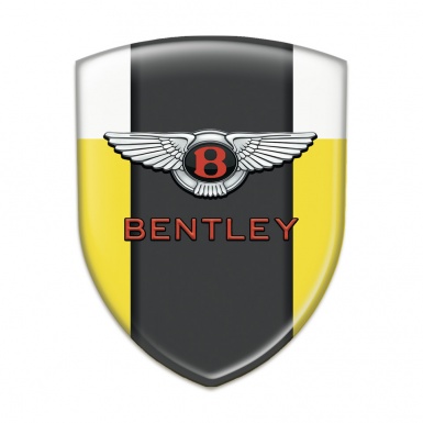 Bentley Resin Sticker Yellow White Type 