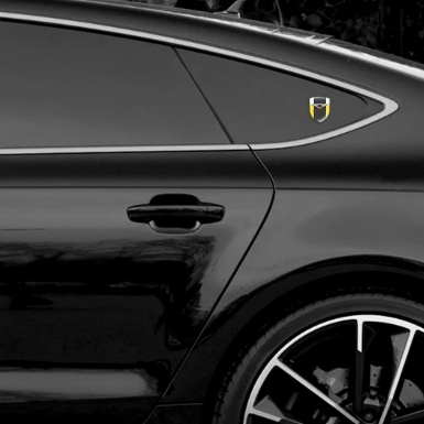 Bentley Resin Sticker Yellow White Type 