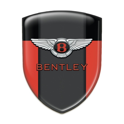 Bentley Car Accessories Badge Red Black Model 