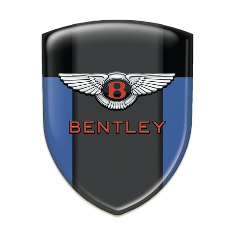 Bentley Self Adhesive Car logo Emblem bLue Black Model 
