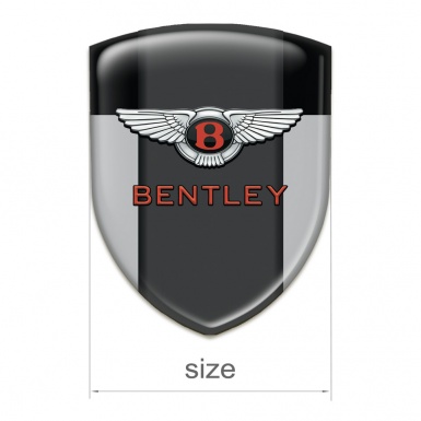 Bentley Silicone Badge Gray Black Model 
