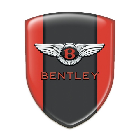 Bentley Logo Emblem Red with Central Graphit Panel 