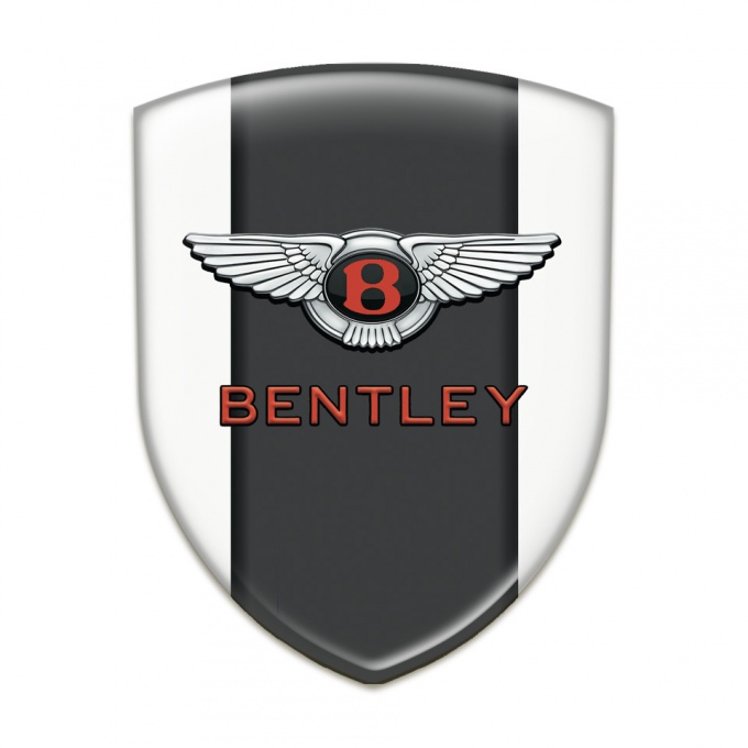 Bentley Domed Emblem White with Centar Graphit Panel 