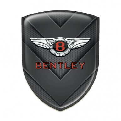Bentley Resin Sticker V Shape Dark Elements 