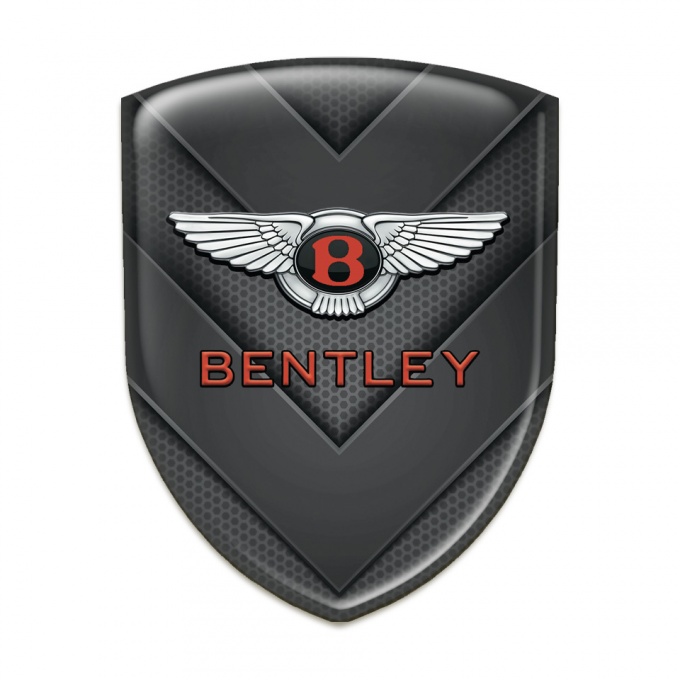 Bentley Resin Sticker V Shape Dark Elements 