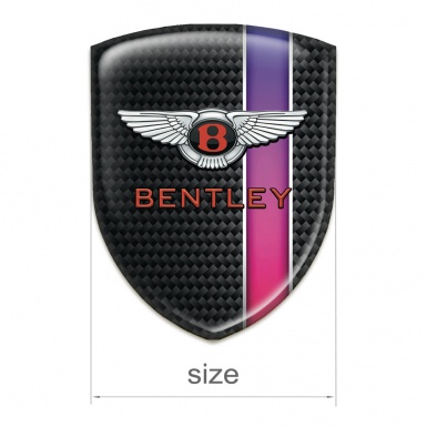 Bentley Emblem Exterior Black Base with Purple Band variant 
