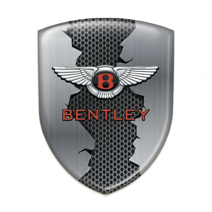 Bentley Car Accessories Badge Torn Metal Effect Variant 
