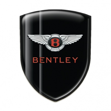 Bentley Silicone Badge Black with Gray Lines Variant 