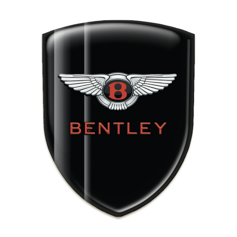 Bentley Silicone Badge Black with Gray Lines Variant 