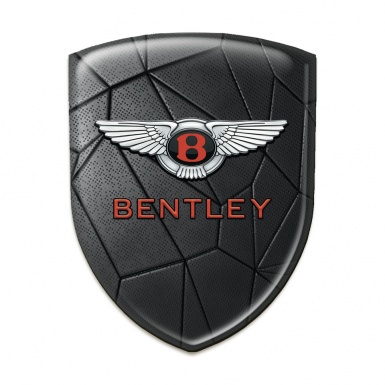 Bentley Domed Emblem High End Black Mosaic Effect 