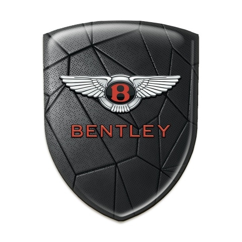 Bentley Domed Emblem High End Black Mosaic Effect 