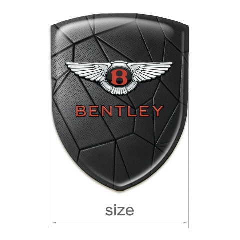 Bentley Domed Emblem High End Black Mosaic Effect 